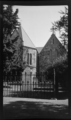 [Alsam]. St Mary's Church Courtyard