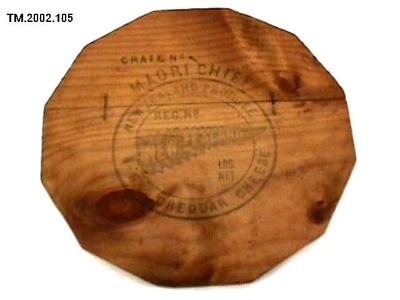 Crate End, Cheese (Maori Chief)