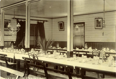 "Part of Dining Hall Parihaka"