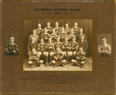 "Hawera Senior Team 1928"; 1928; PHO2015-0061