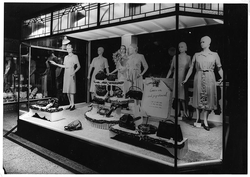 Whites Ltd, window display Puke Ariki